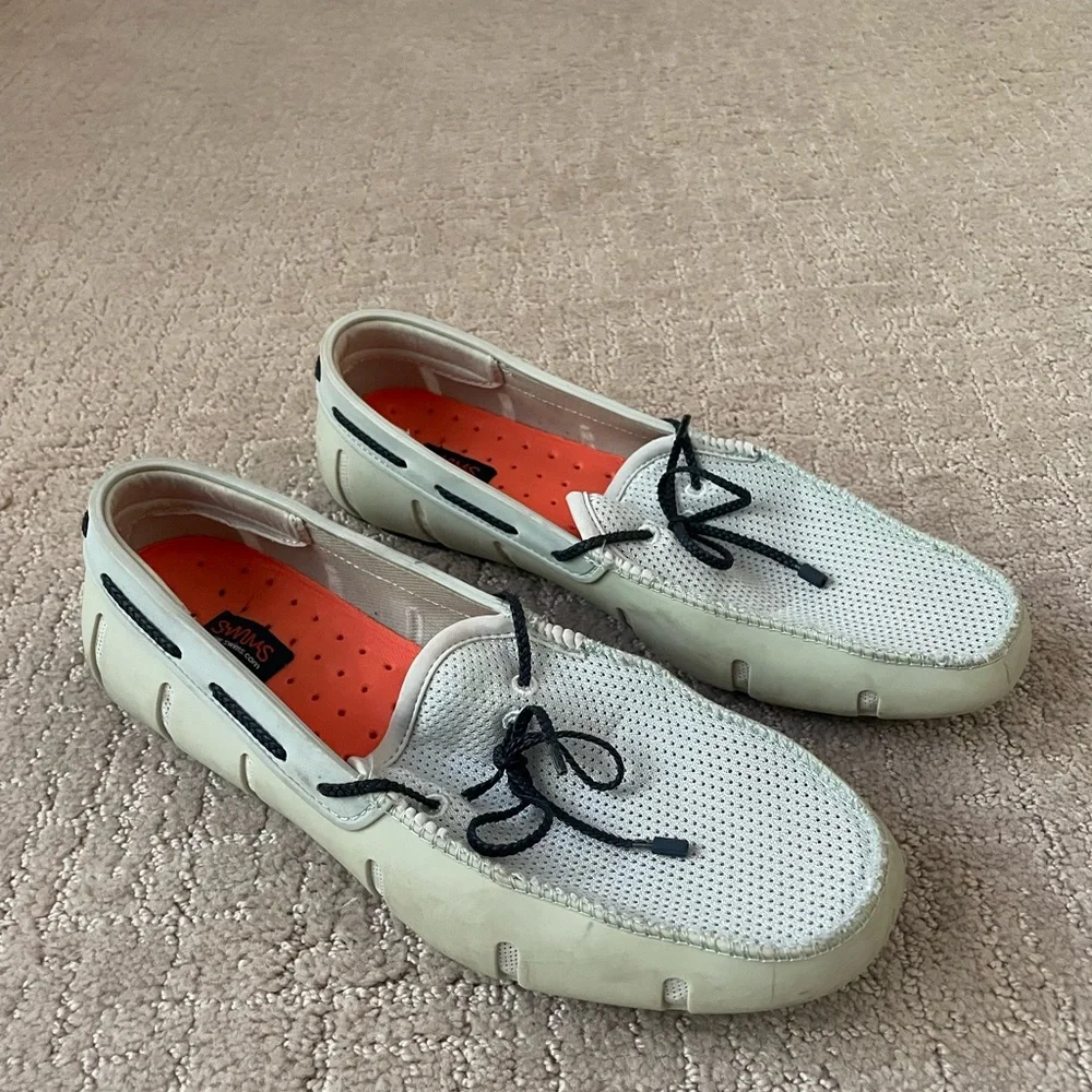Swims Light Teal Boat Shoes with Minimalist Design